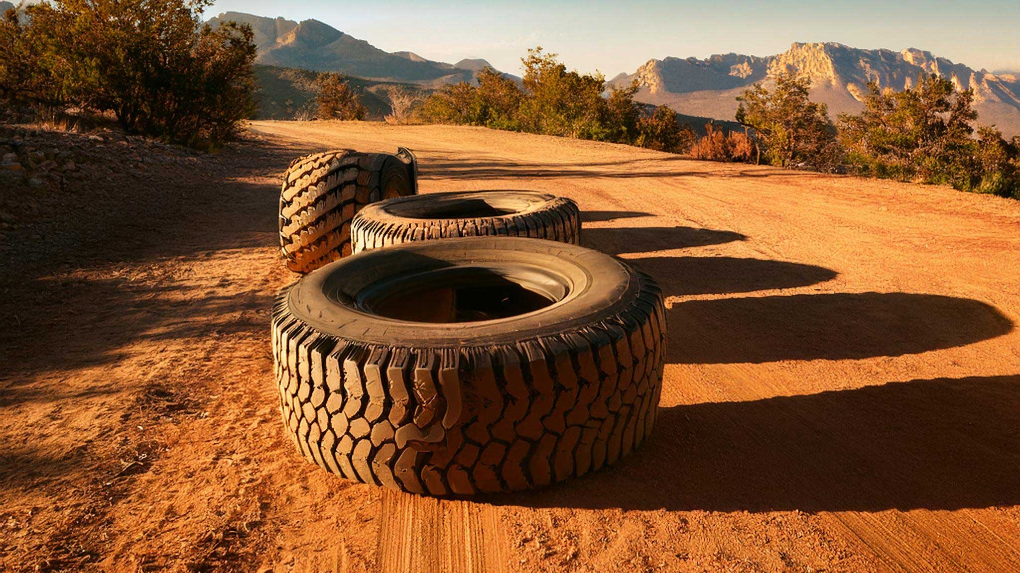 35" tires off-road