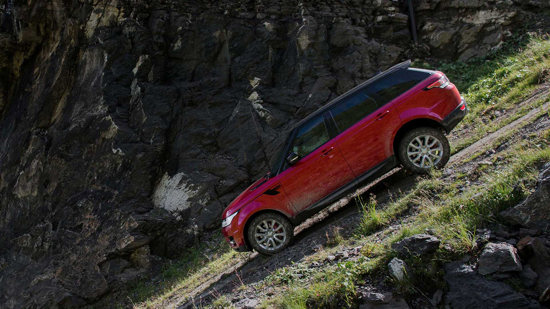 4wd off road steep hill descent